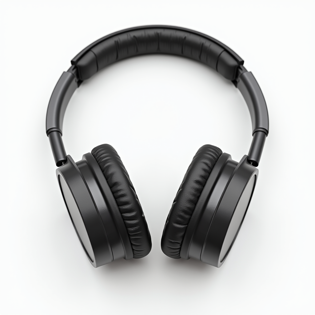 photorealistic render headphones