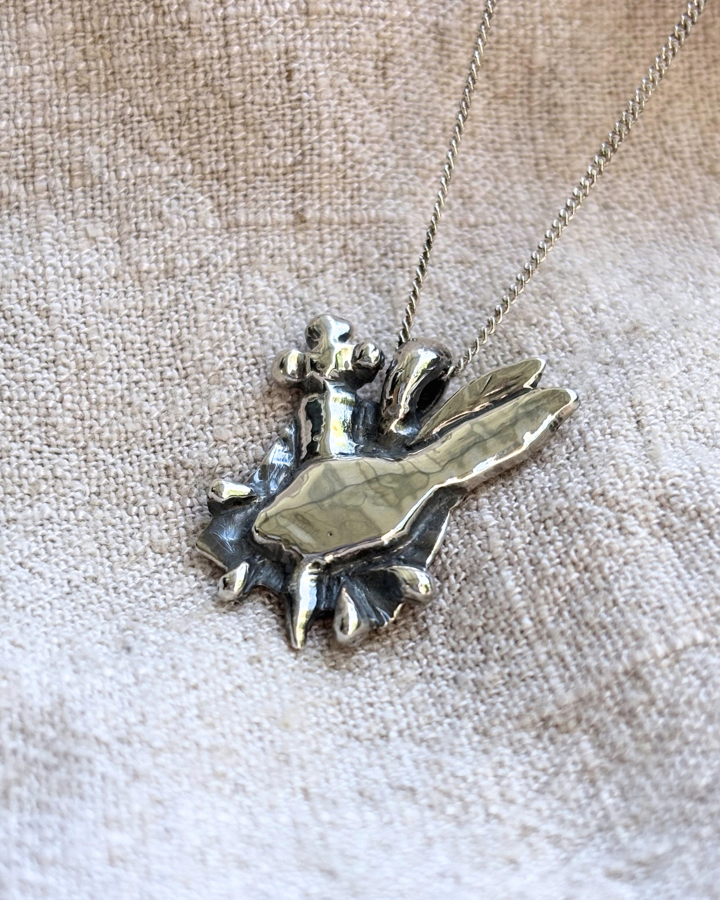 The Hunted Hare Sterling Silver Necklace