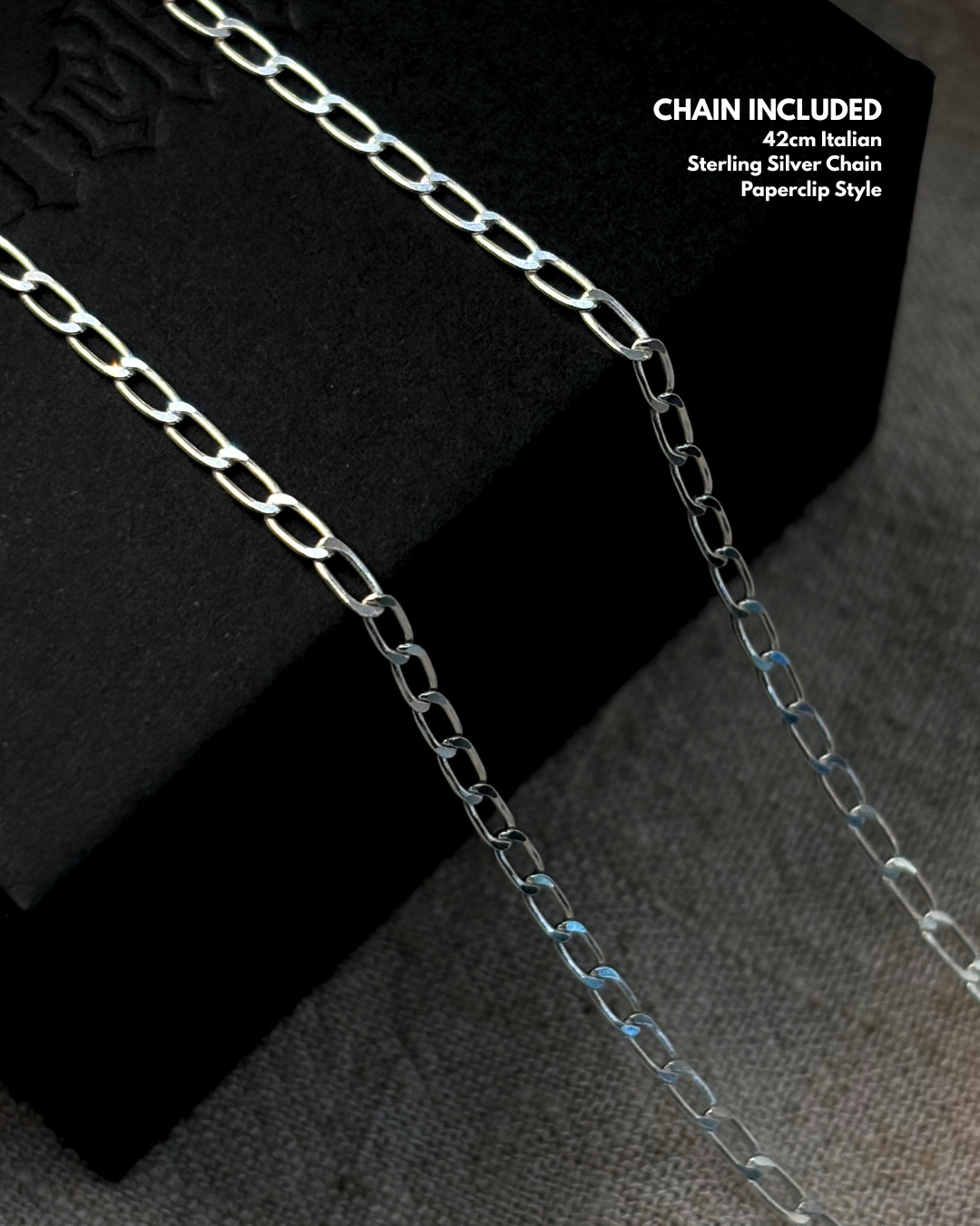 Soft Claw Studio paperclip italian sterling silver chain