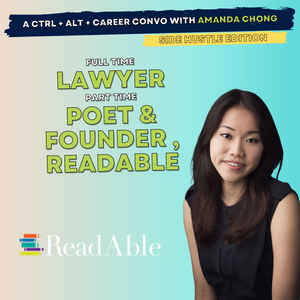 24: Amanda Chong, lawyer, poet and co-founder of ReadAble
