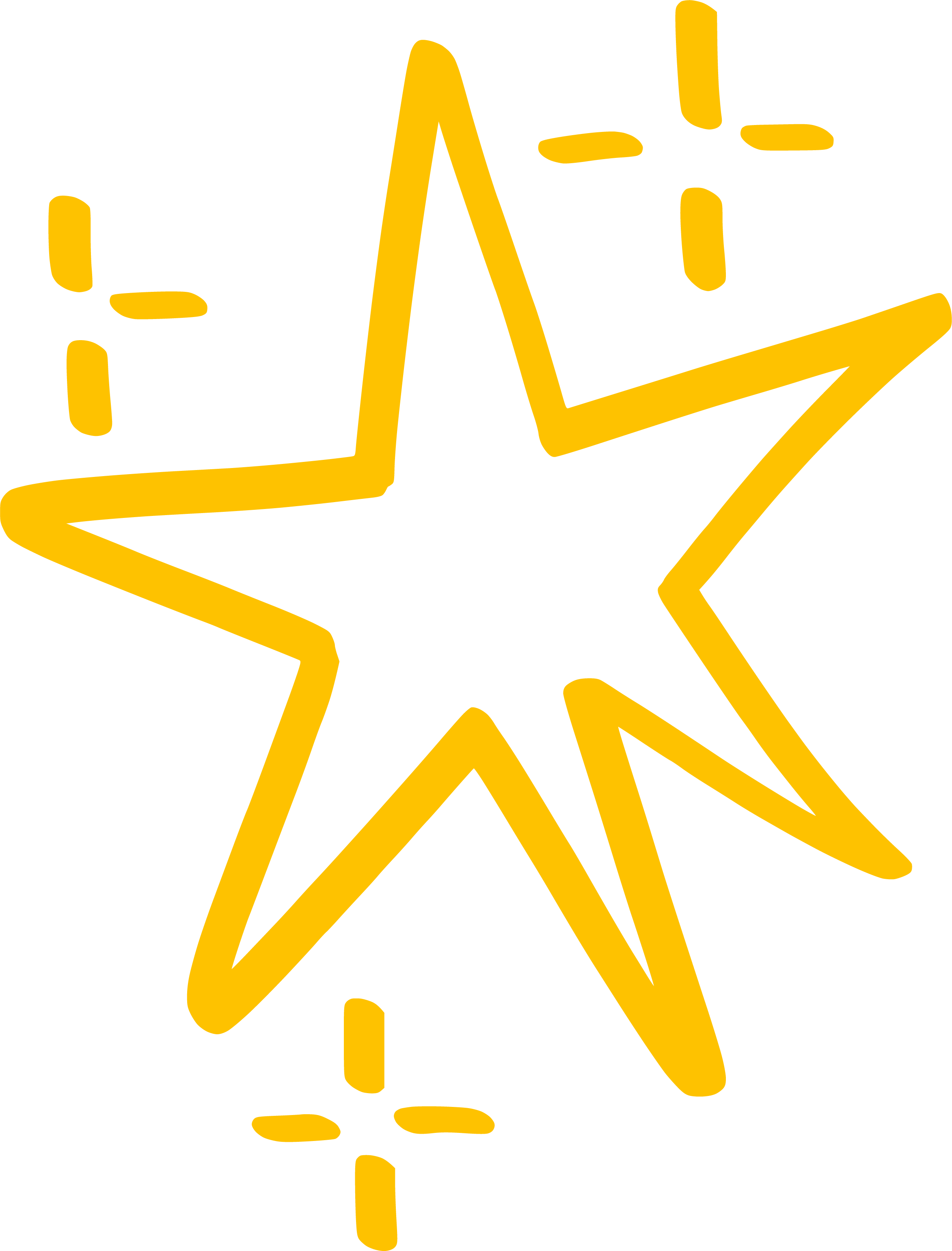 Yellow neon star with dashed lines around it on a black background.