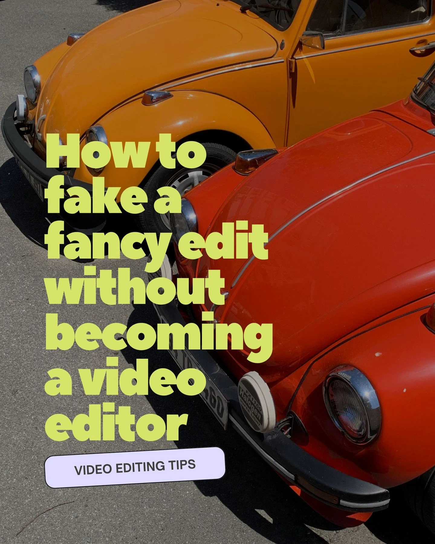 You know those videos with the pop-ups and cool graphs and transitions doing backflips? You don't need a video editing course. You just need 4 small things that can really make a difference.

Swipe through, steal what's useful, ignore the rest. 

#vi