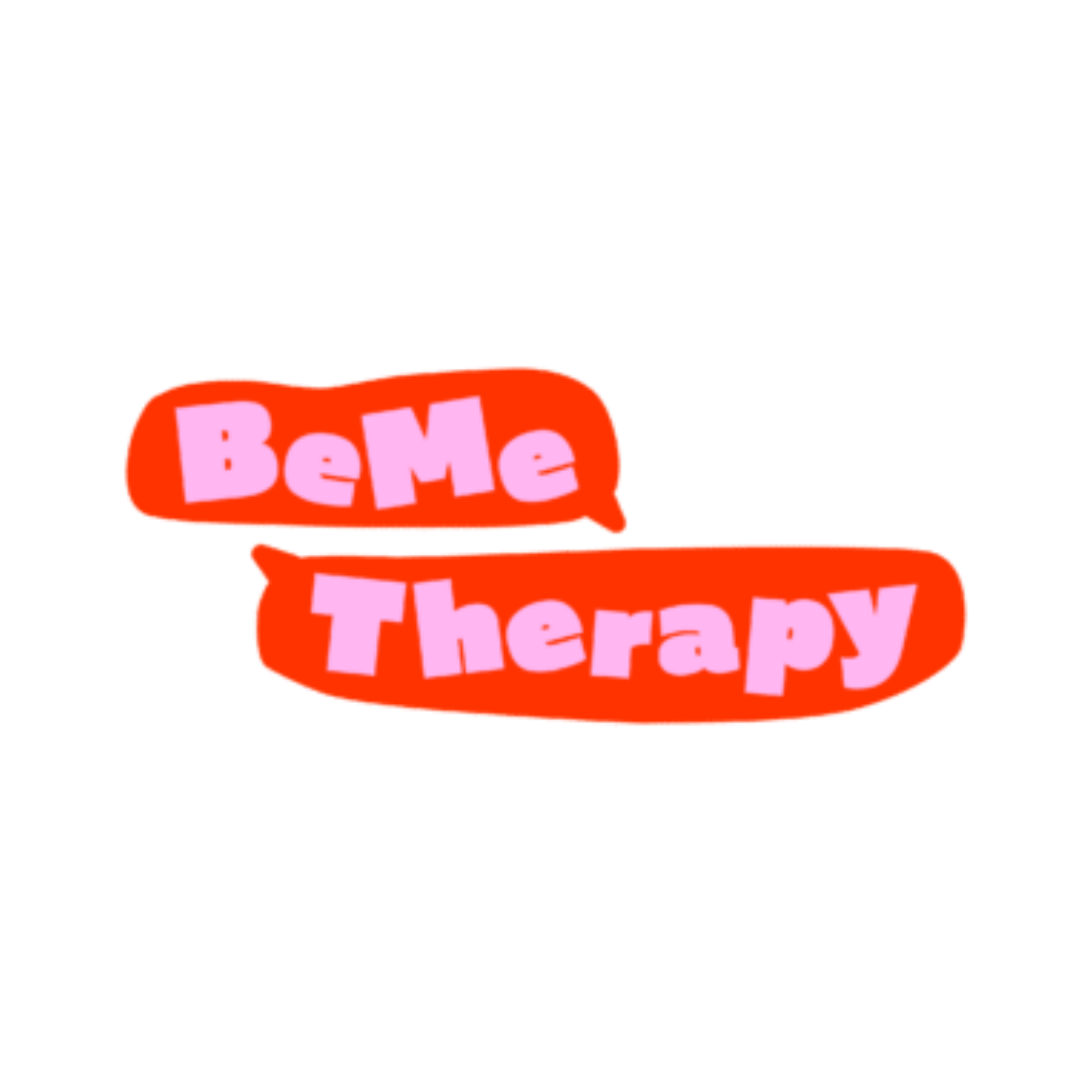The YouTube logo in red with pink letters spelling 'Beme' and a red speech bubble background.
