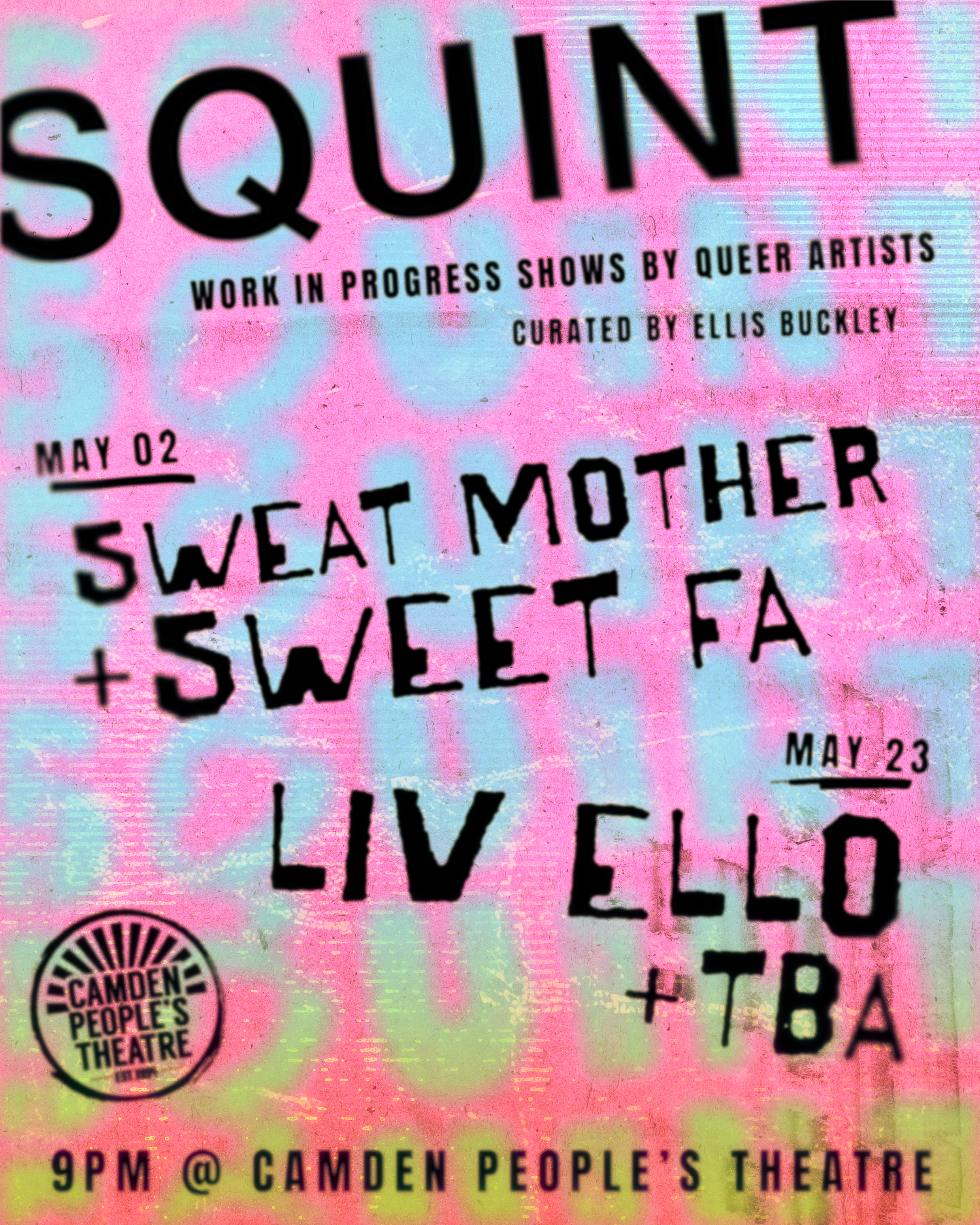 SQUINT Vol.2 Poster by Hayley Egan
