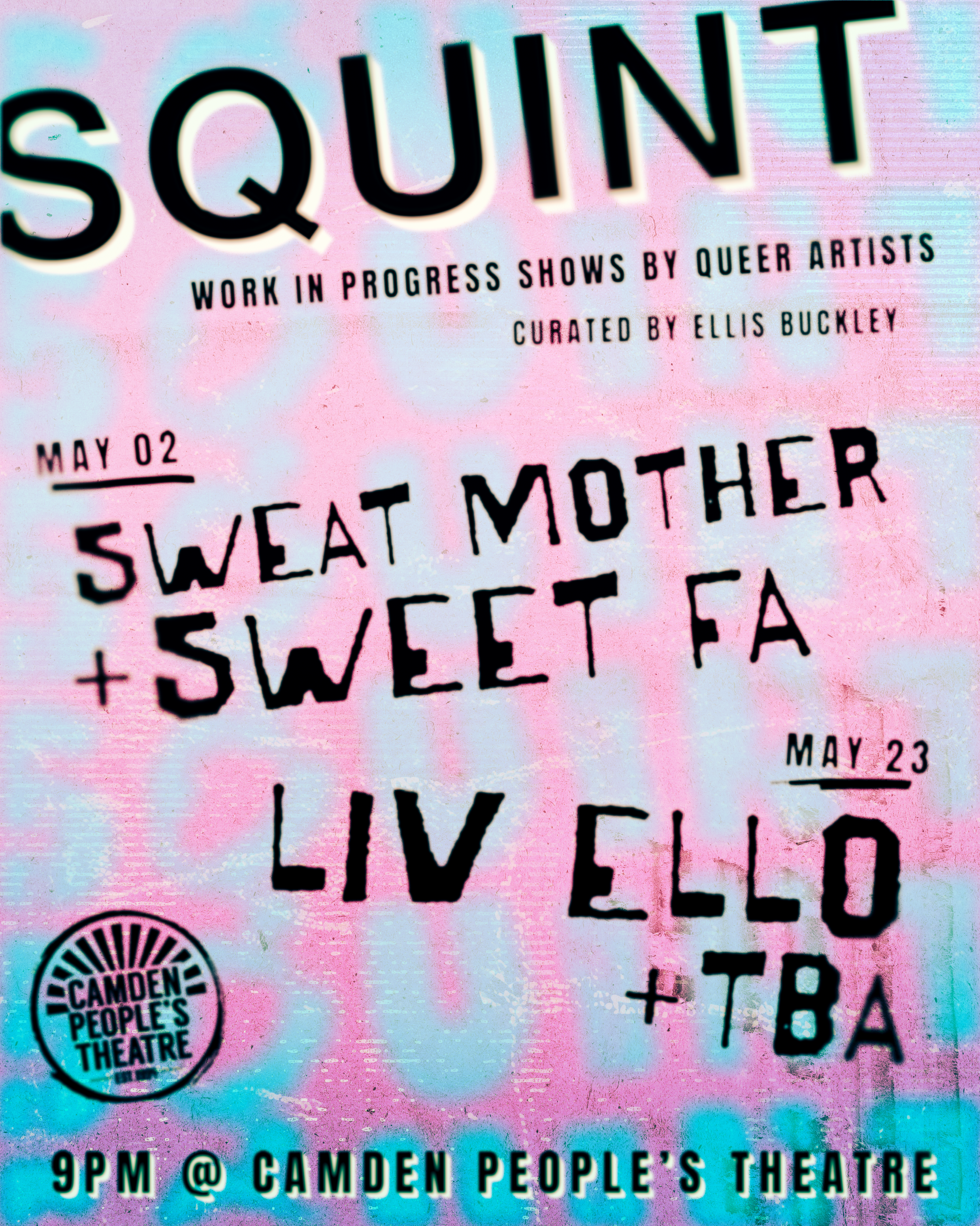 SQUINT Vol.2 Poster by Hayley Egan