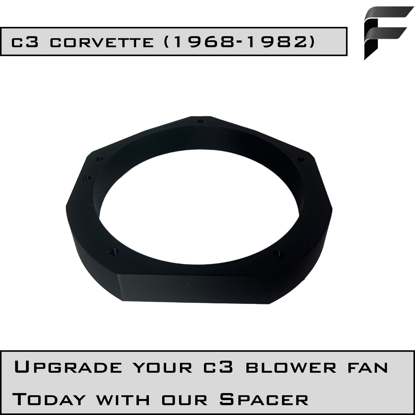 C3 Corvette HVAC Blower Fan Spacer (1968-1982)