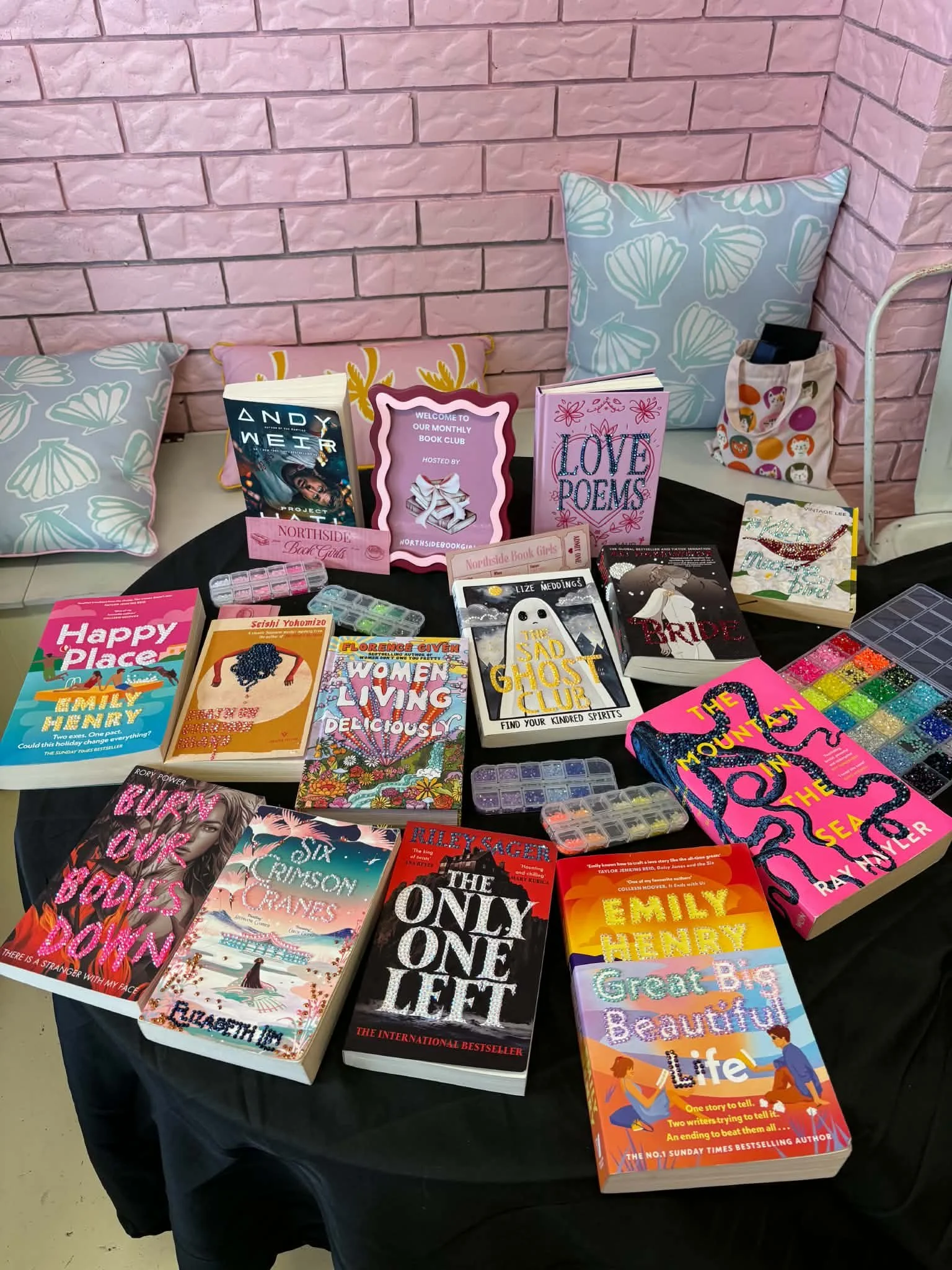 Book bedazzling outcome!