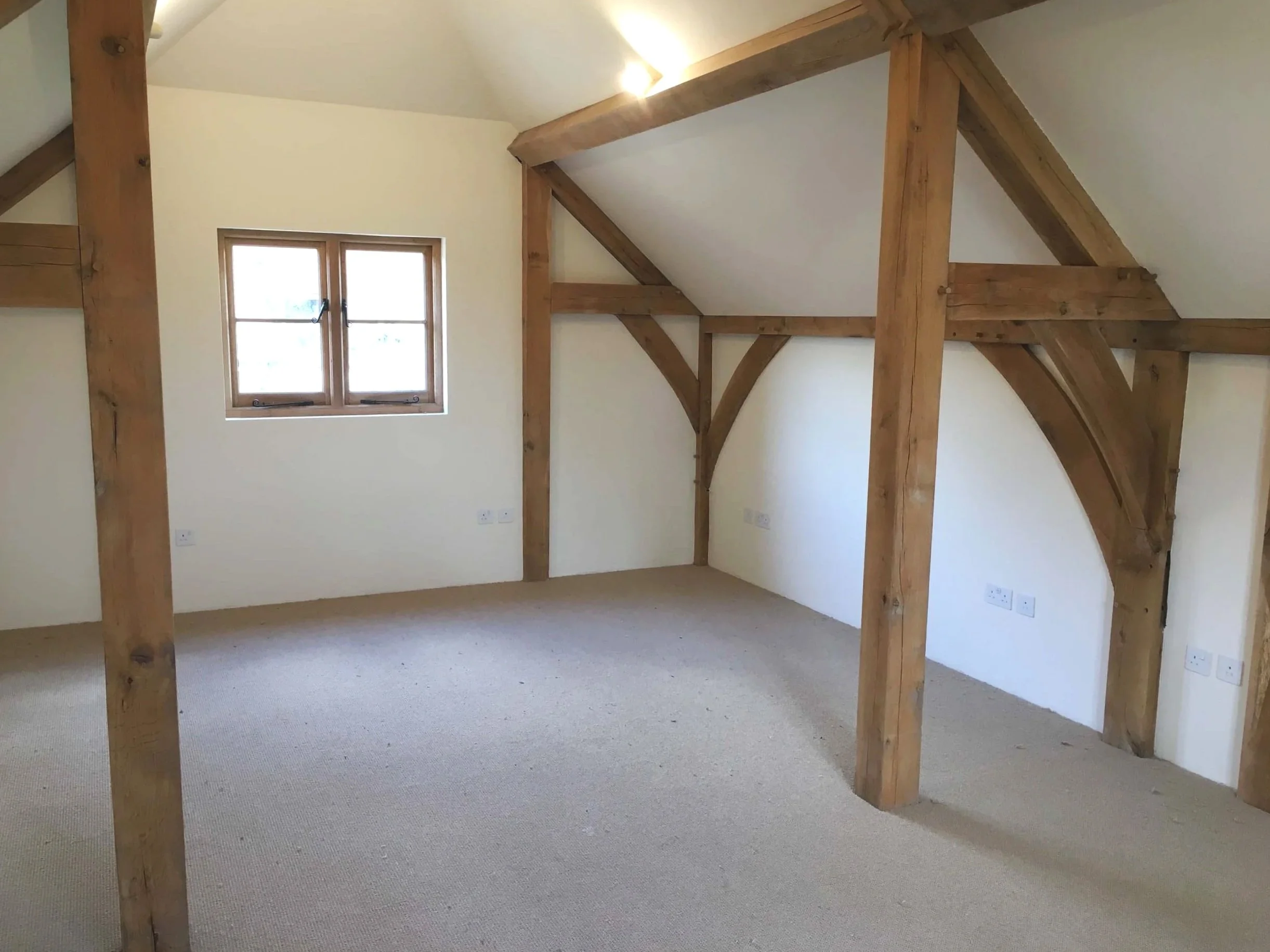 An image of a barn restoration. 