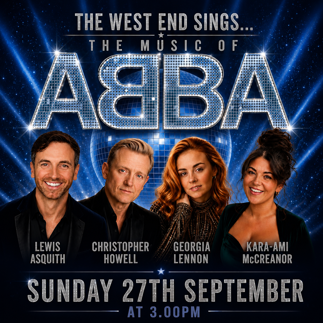 ABBA concert, 400 Hall Theatre, Repton, Derbyshire
