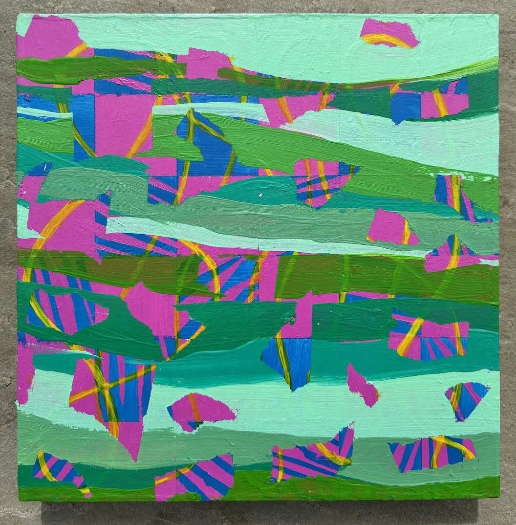 Untitled_P1_2026. Acrylic on birch ply           15 x 15 cm