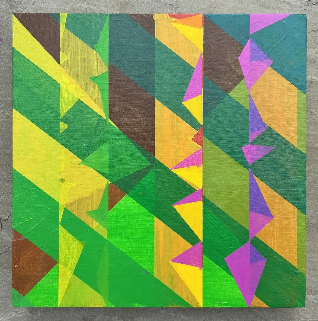 Untitled_P3_2026. Acrylic on birch ply          15 x 15 cm
