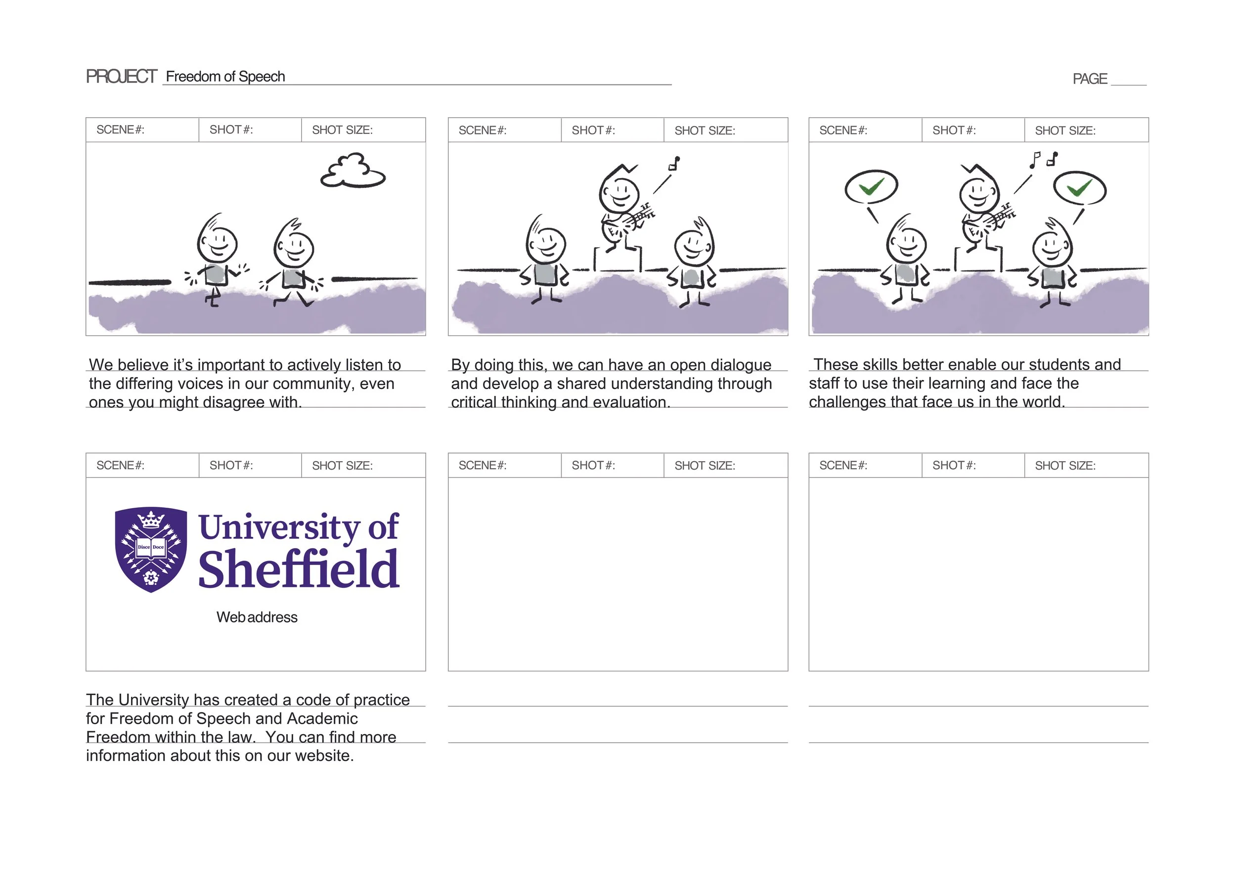Freedom of Speech storyboard page 2