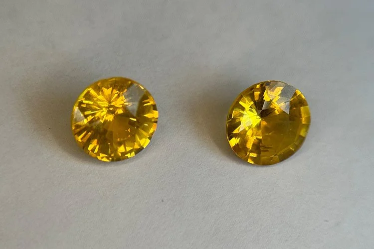 2.60ct (Total) Canary Yellow Sapphires