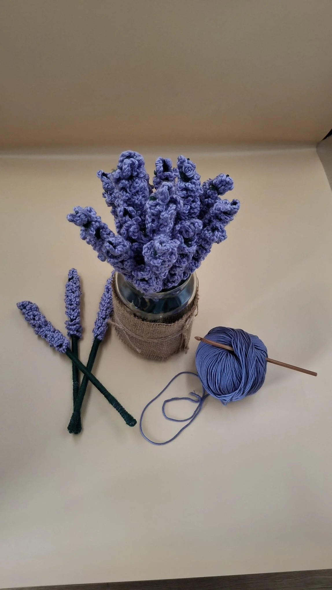 Refresher in Crochet: Lavender Bouquet