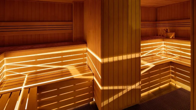 Sauna in the Nine Vita Spa