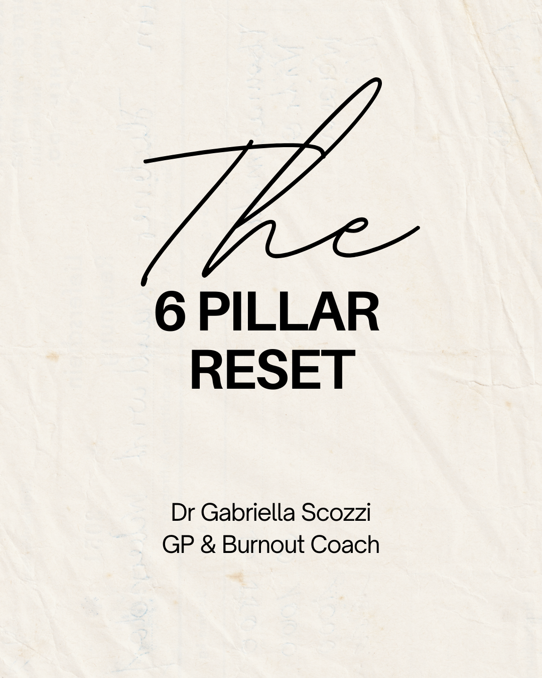 The 6 Pillars Reset - The Most Popular Package
