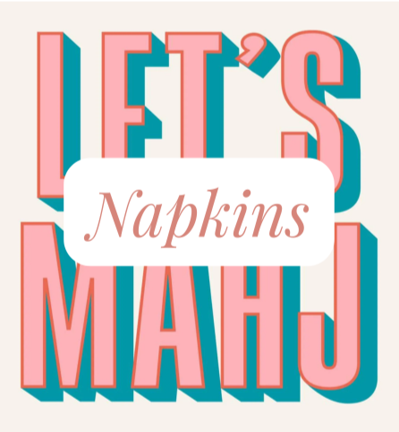 Lets Mahj Napkins