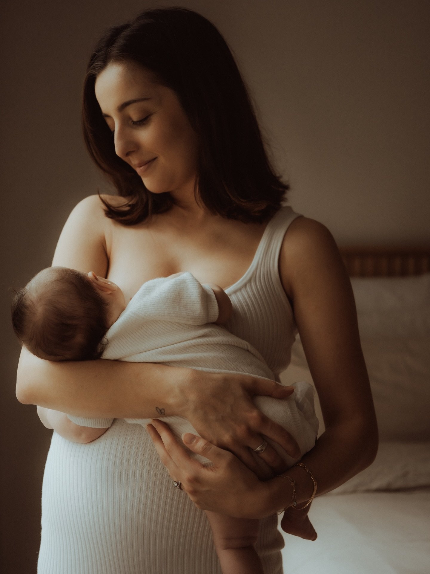 He arrived, and everything rearranged itself.

Shot in the quiet warmth of his own home - where the light was soft, the love was loud, and he reminded us every few minutes just how perfectly new he is.

[All photographs are shared with consent]