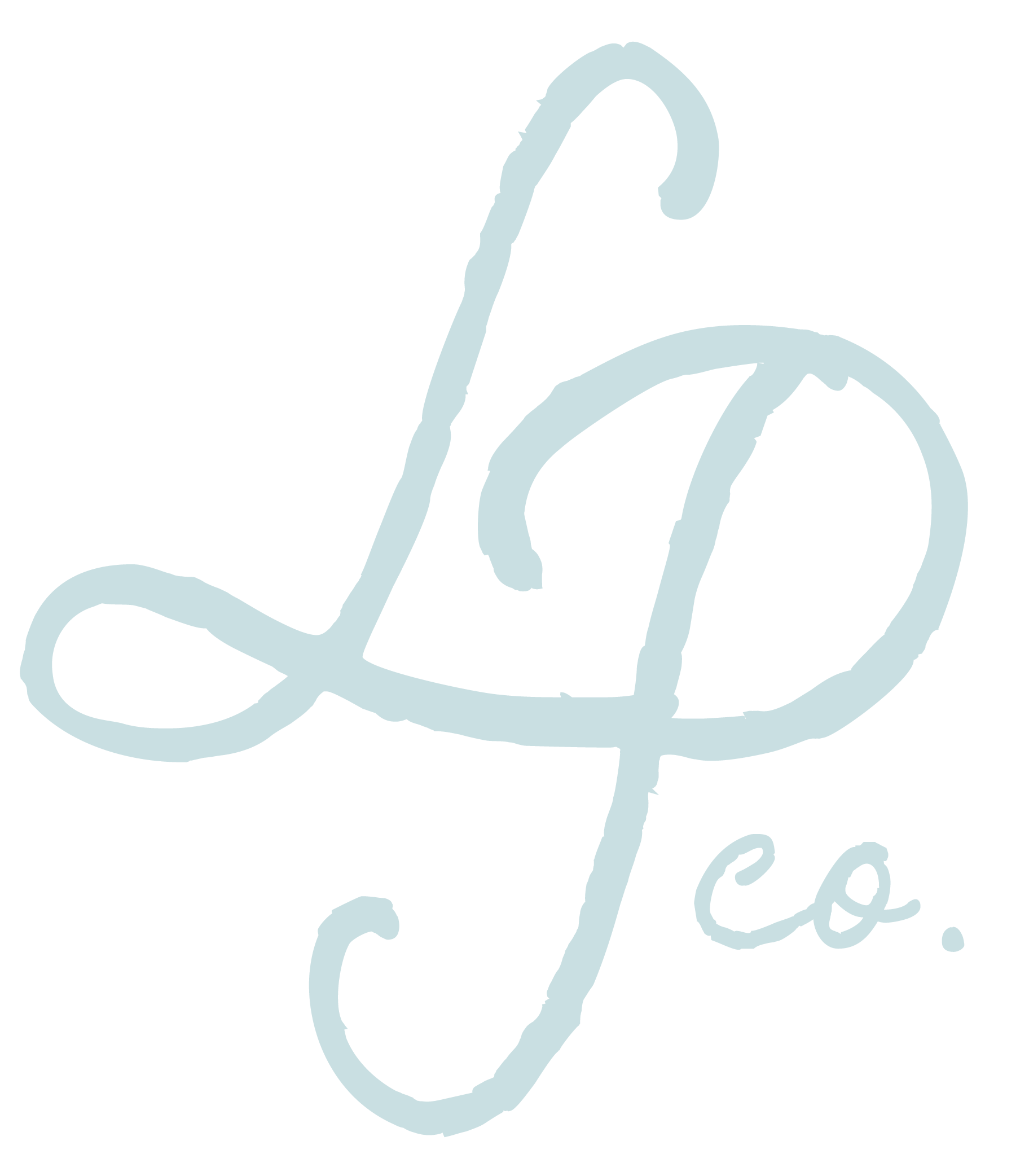 Light blue cursive word 'love' on a black background.