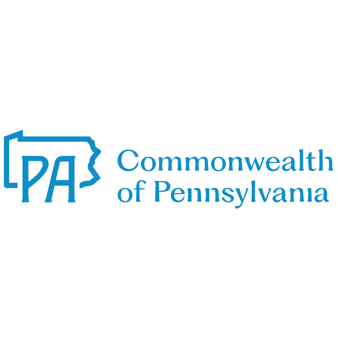 Logo featuring the outline of Pennsylvania state with initials 'PA' inside, and the words 'Commonwealth of Pennsylvania' to the right.