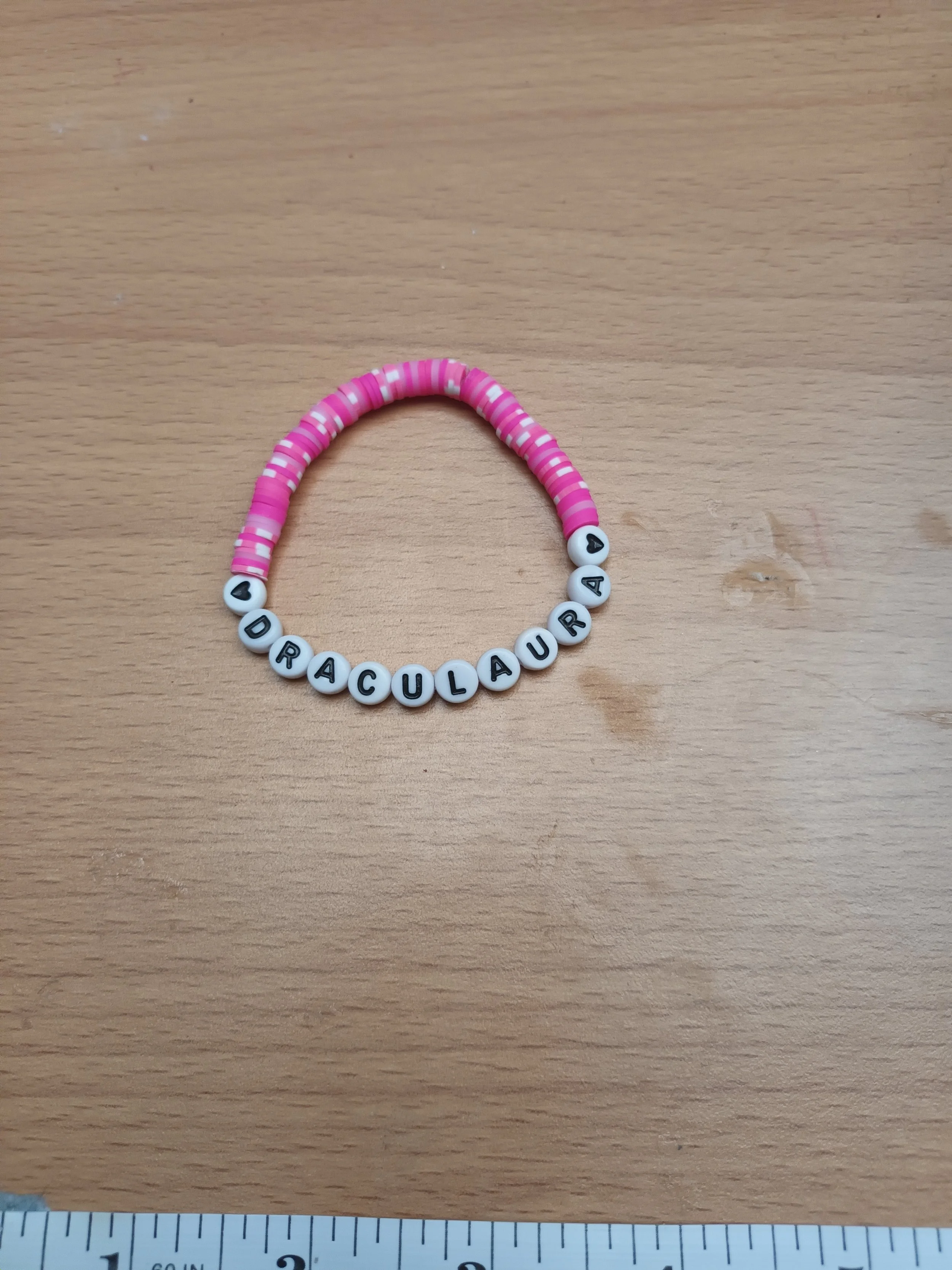 Draculaura - Character name bracelet