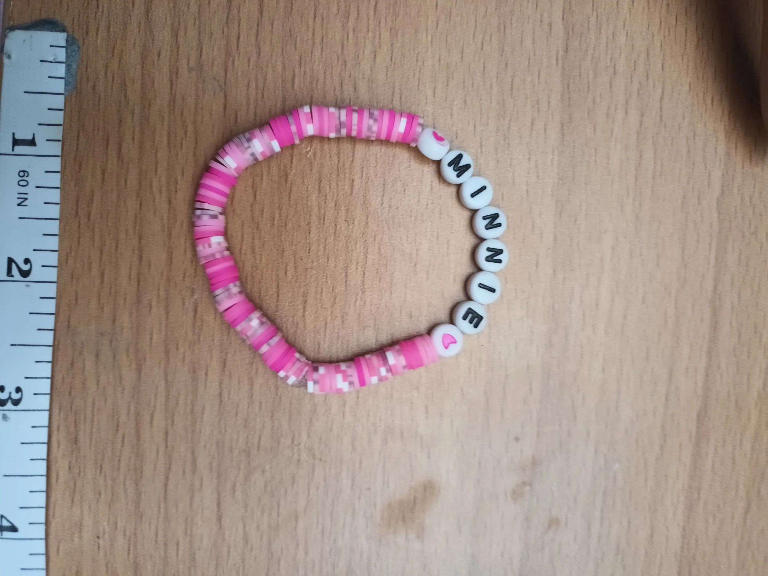 Minnie- Character name bracelet