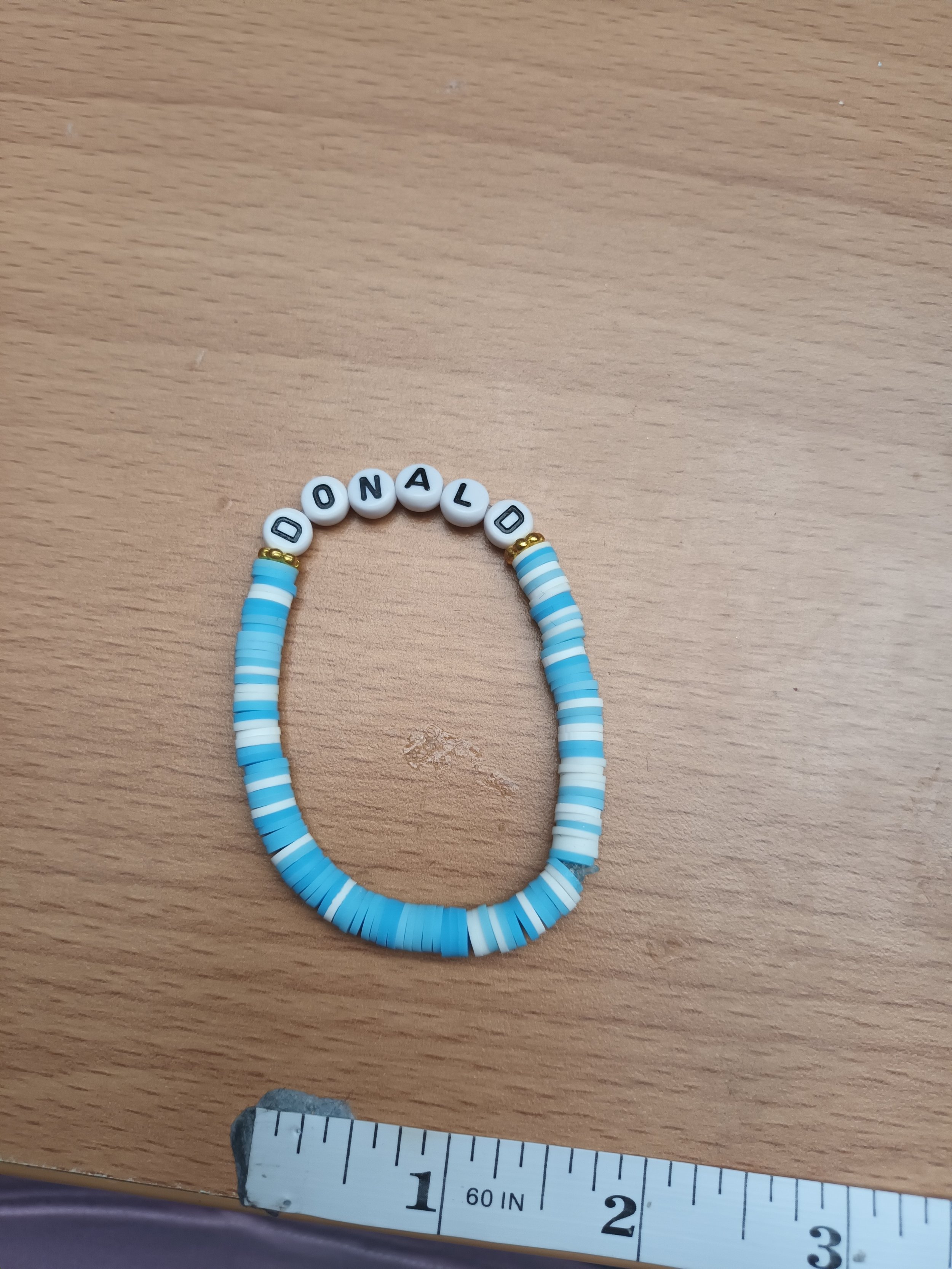 Donald - Character name bracelet