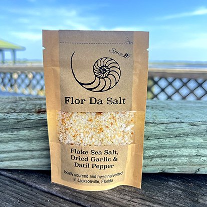 1.5 oz Bag - Fresh Garlic, Datil Pepper & Flake Sea Salt