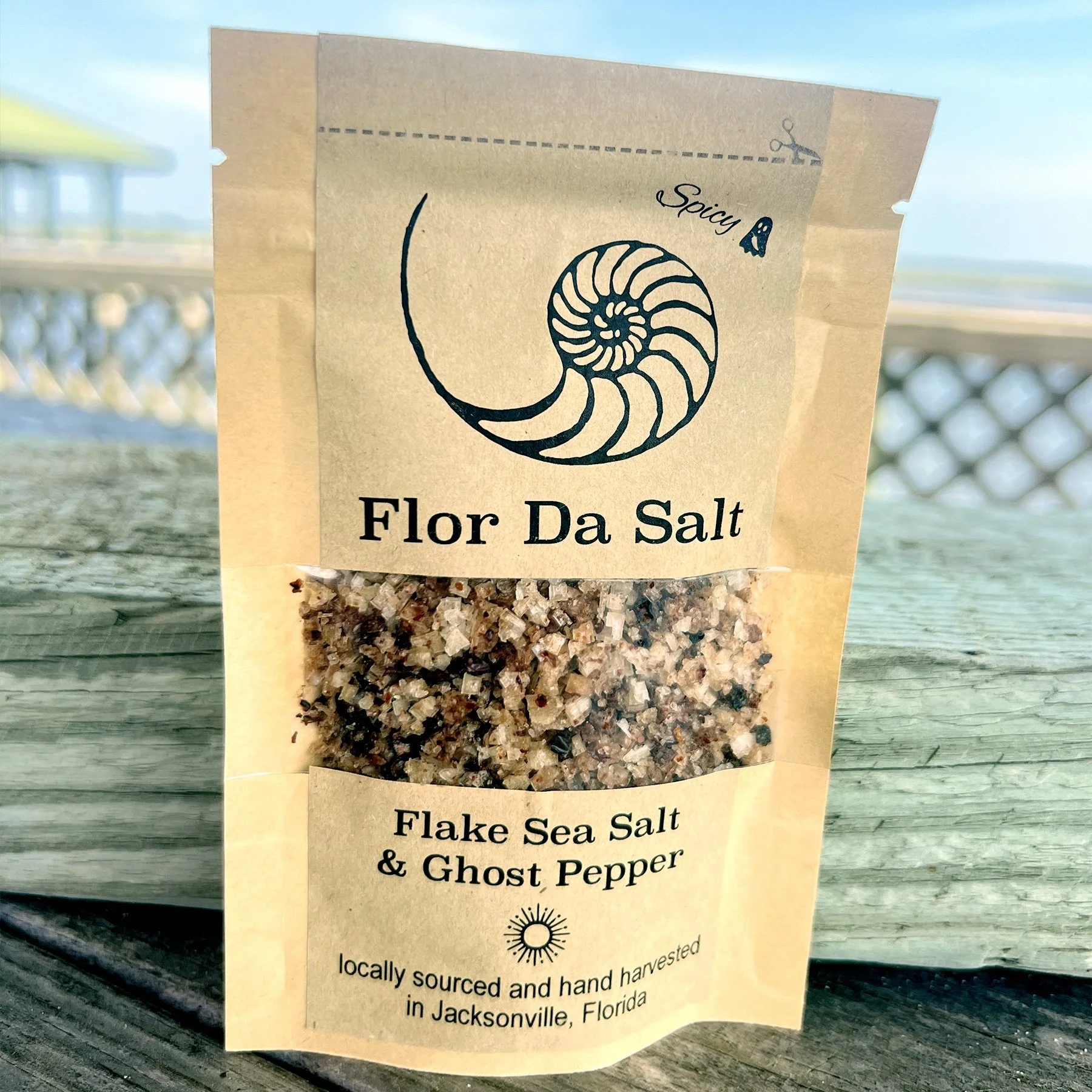 1.5 oz Bag - Ghost Pepper & Flake Sea Salt