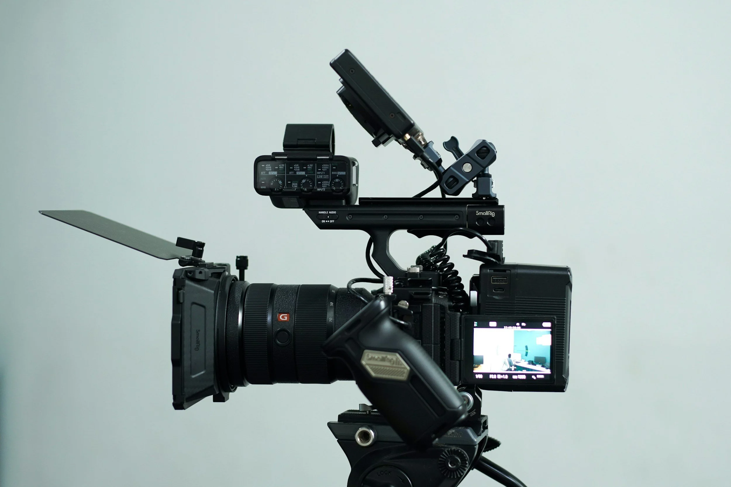 Videocamera voor zakelijke videoproducties en bedrijfsshots.