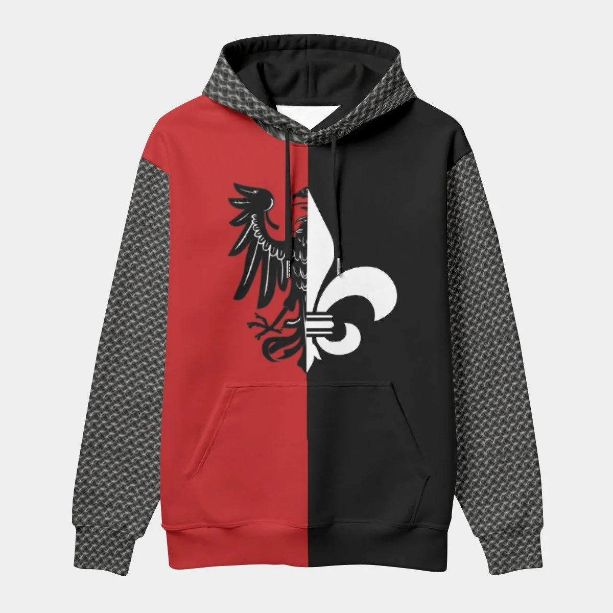 House Corvo Hoodie with chainmail sleeves