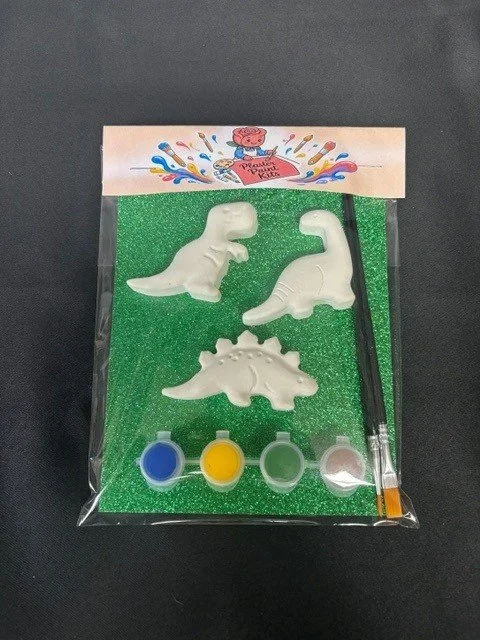Jurassic Spark! Deluxe 3-Piece Dinosaur Paint Kits (Sold in packs of 5)
