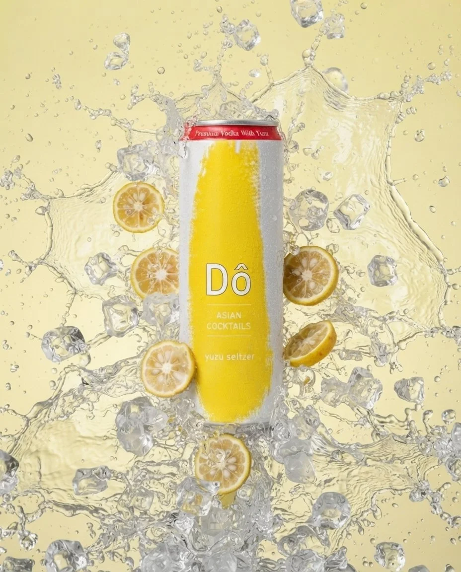 Japanese Yuzu Vodka Seltzer
