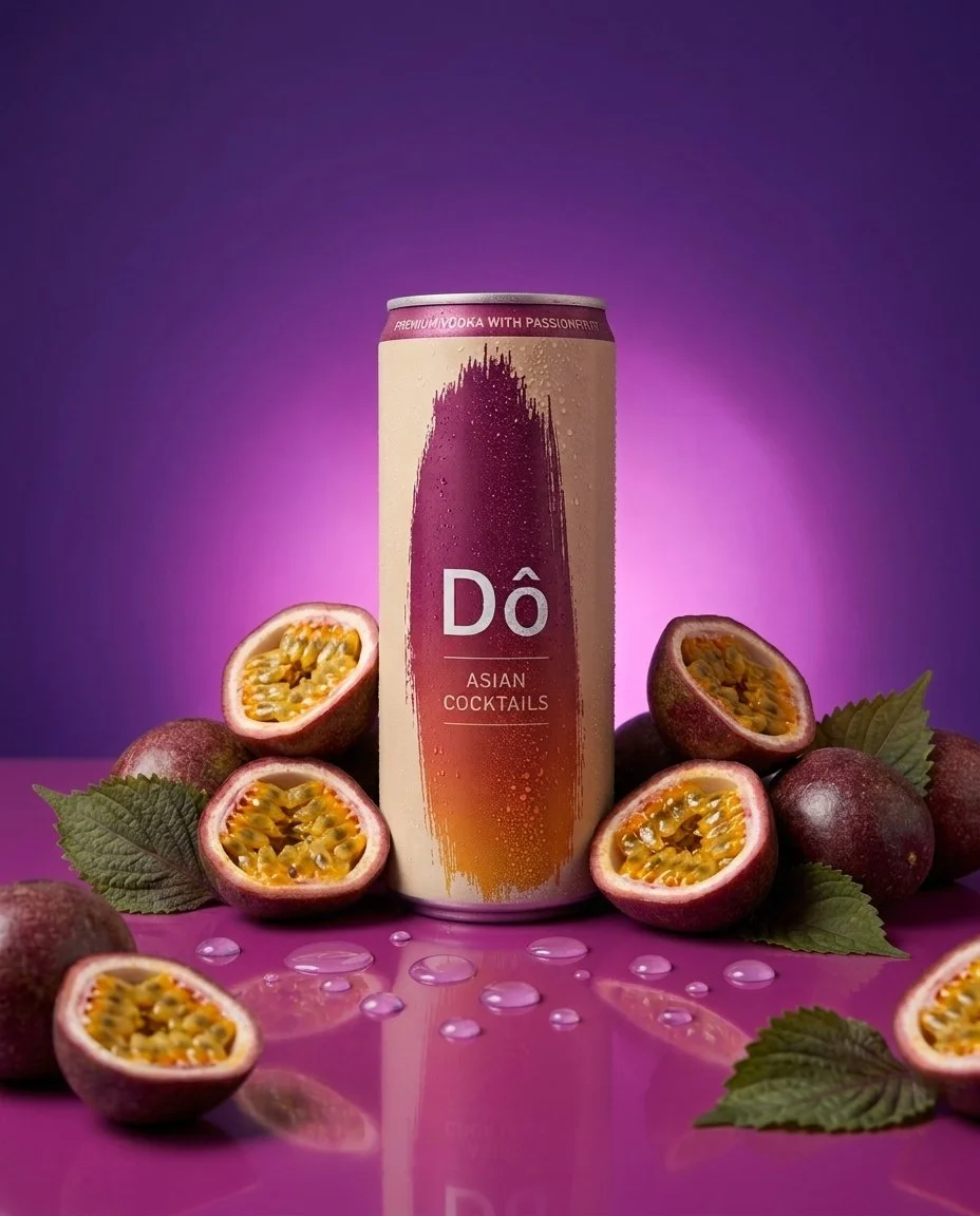 Vietnamese Passionfruit Vodka Seltzer
