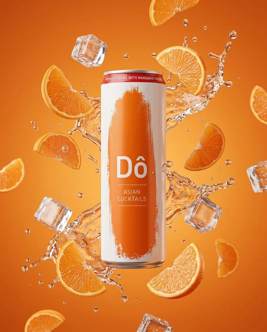 Chinese Mandarin Orange Vodka Seltzer