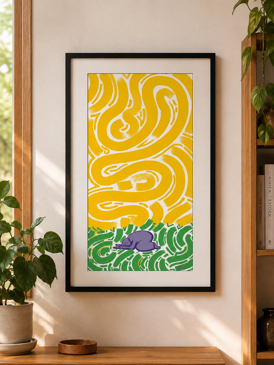 Gethsemane in Yellow Print