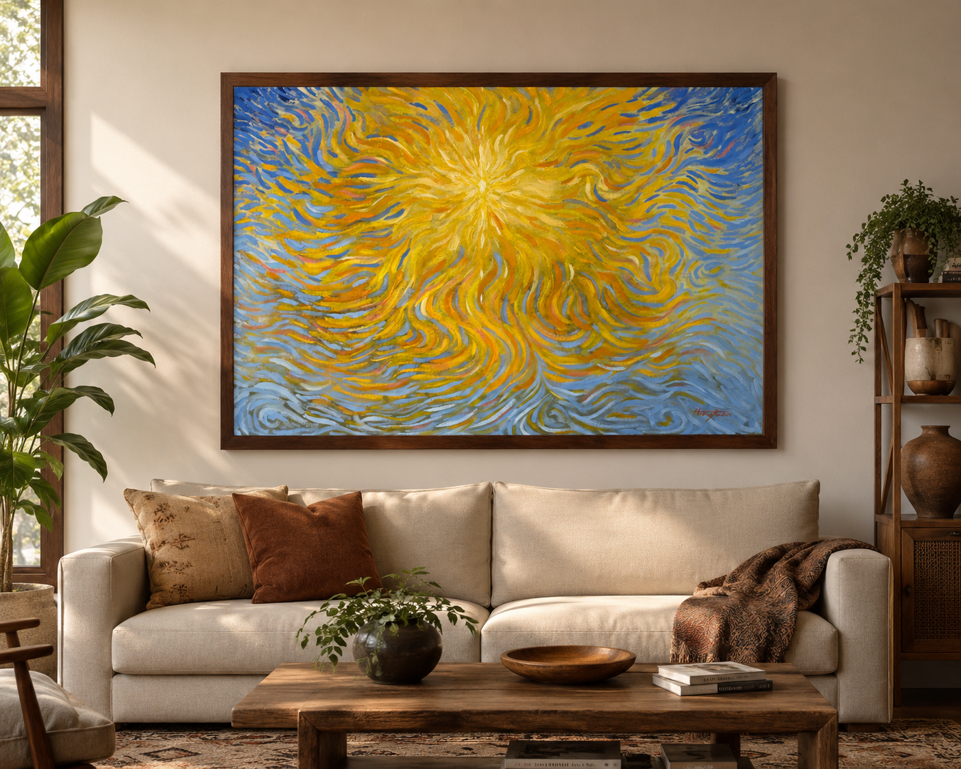 'Second Coming' Original Canvas Painting (4'x3')