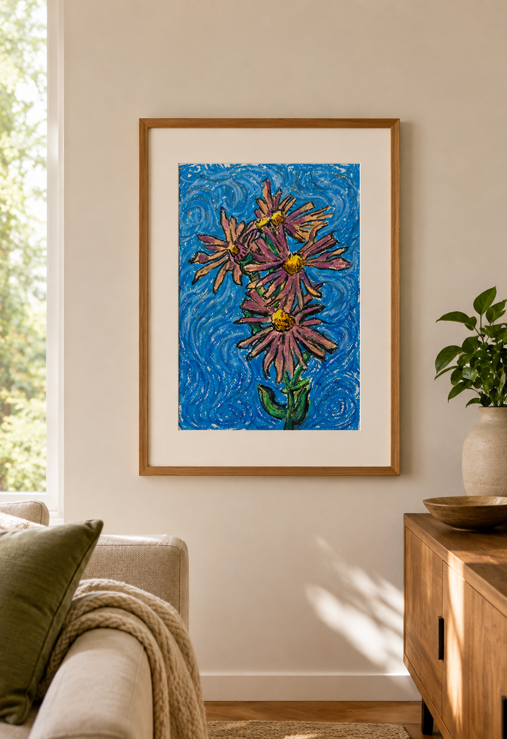 August Blooms - PRINT