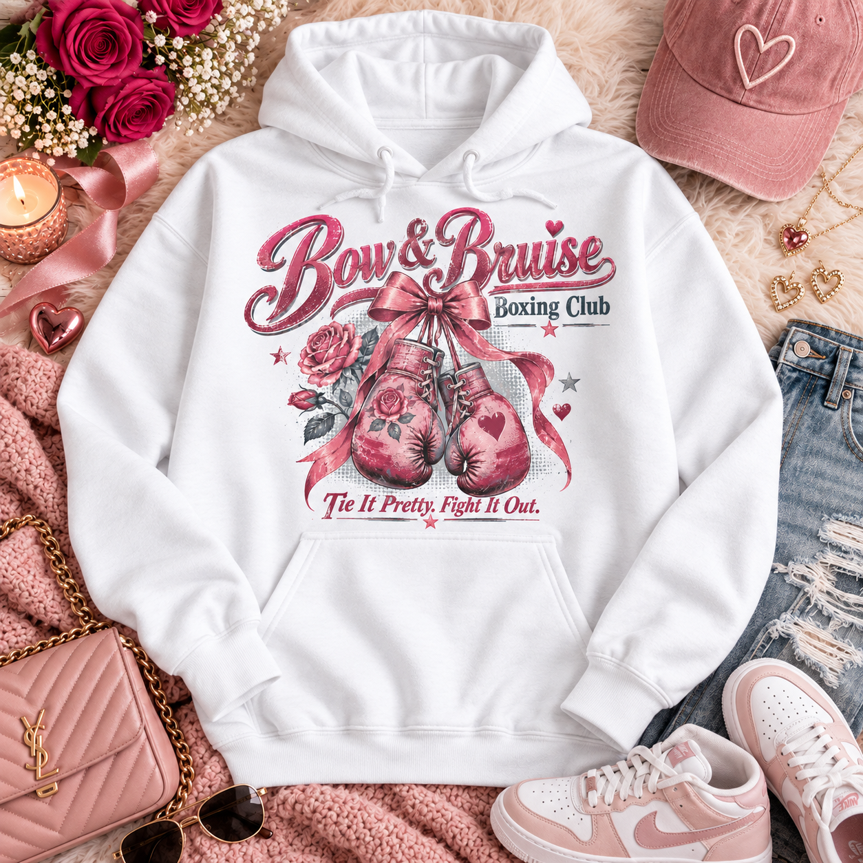 Rose boxing sweatshirt