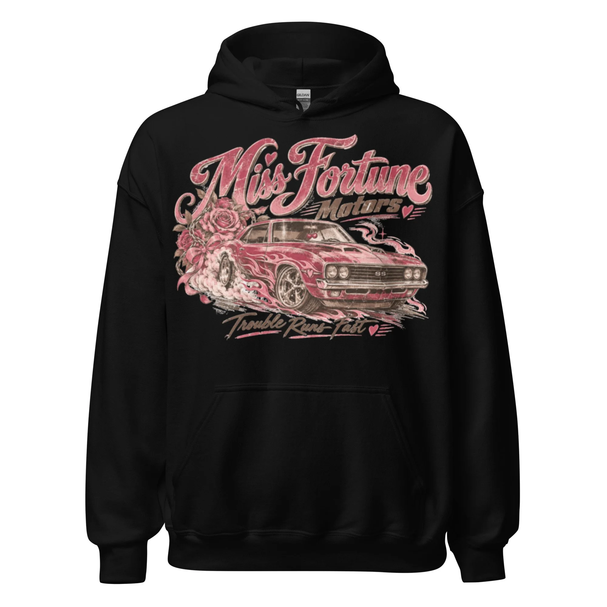 Vintage racing style hoodie