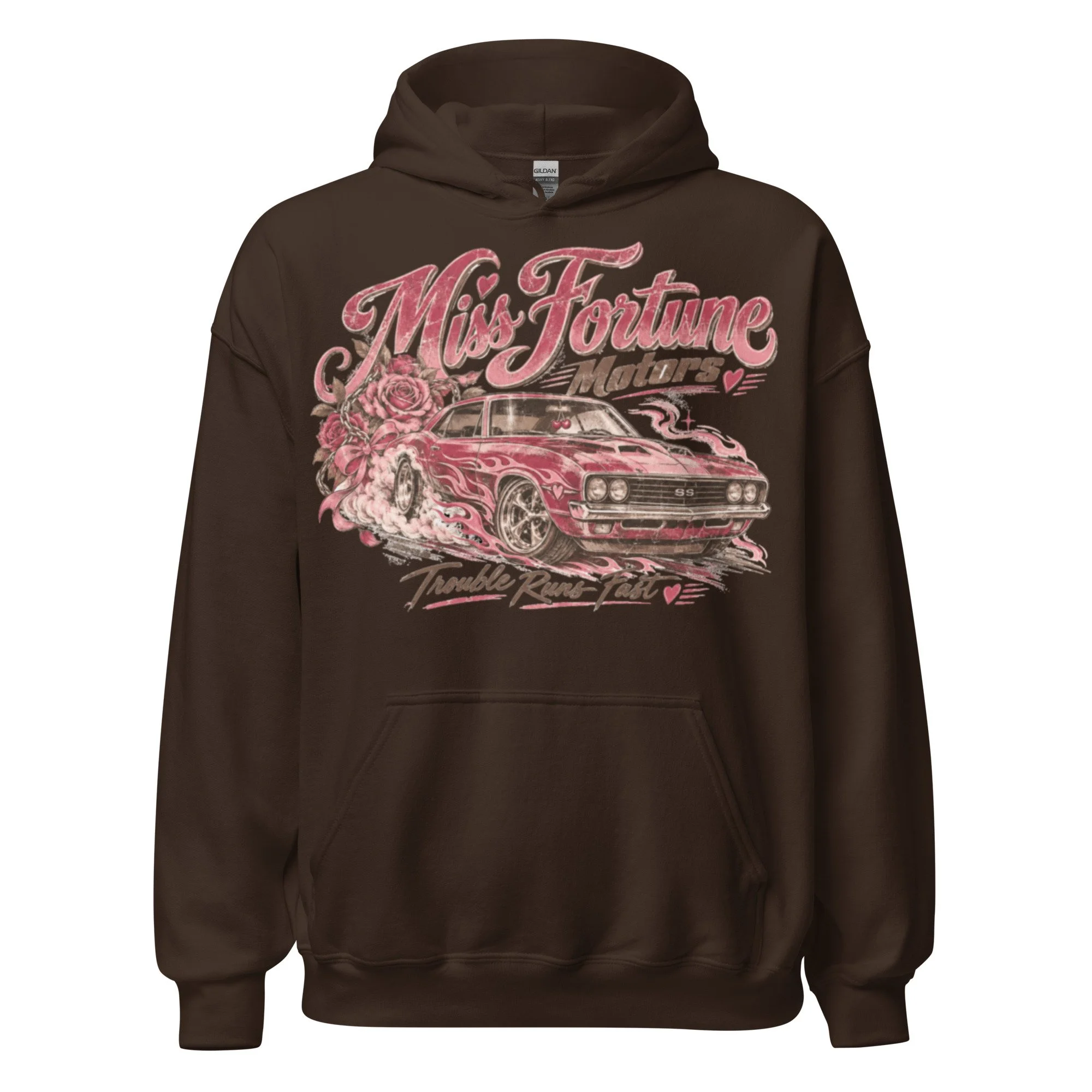 Feminine hot rod sweatshirt