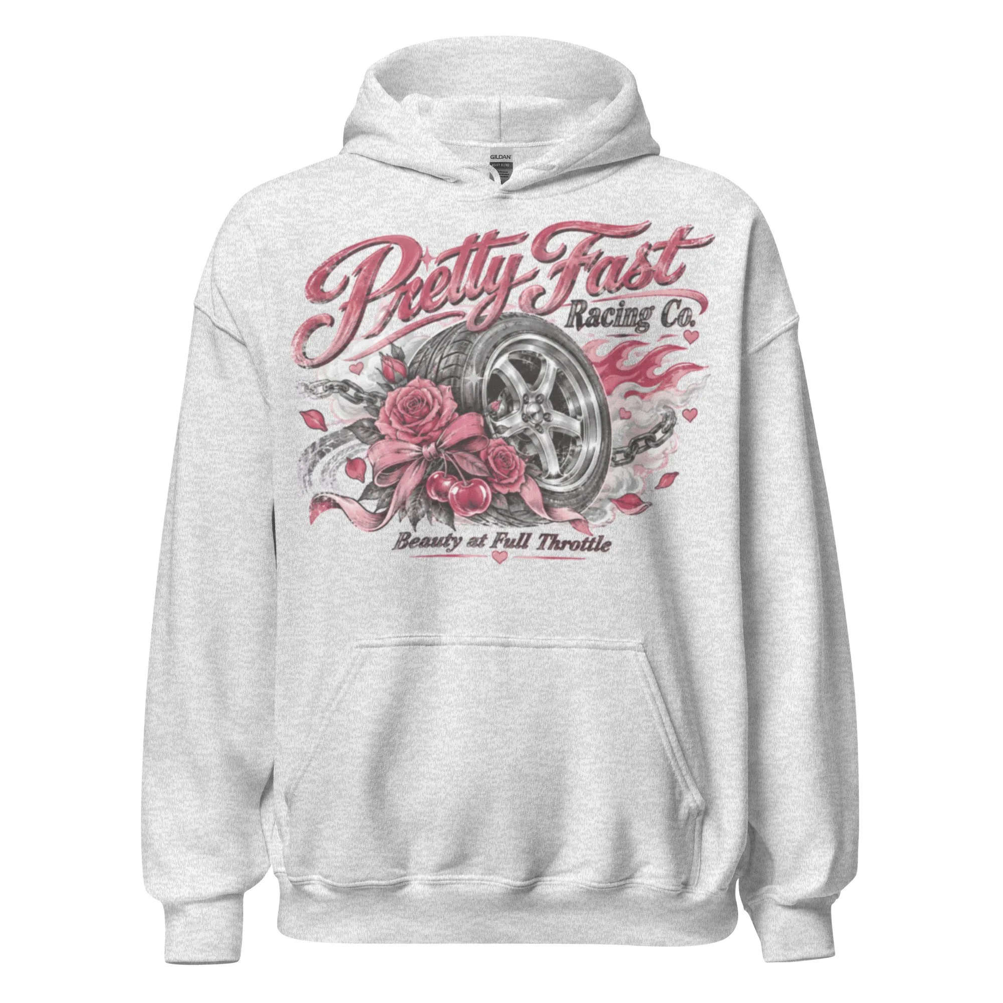 Womens racing graphic hoodie