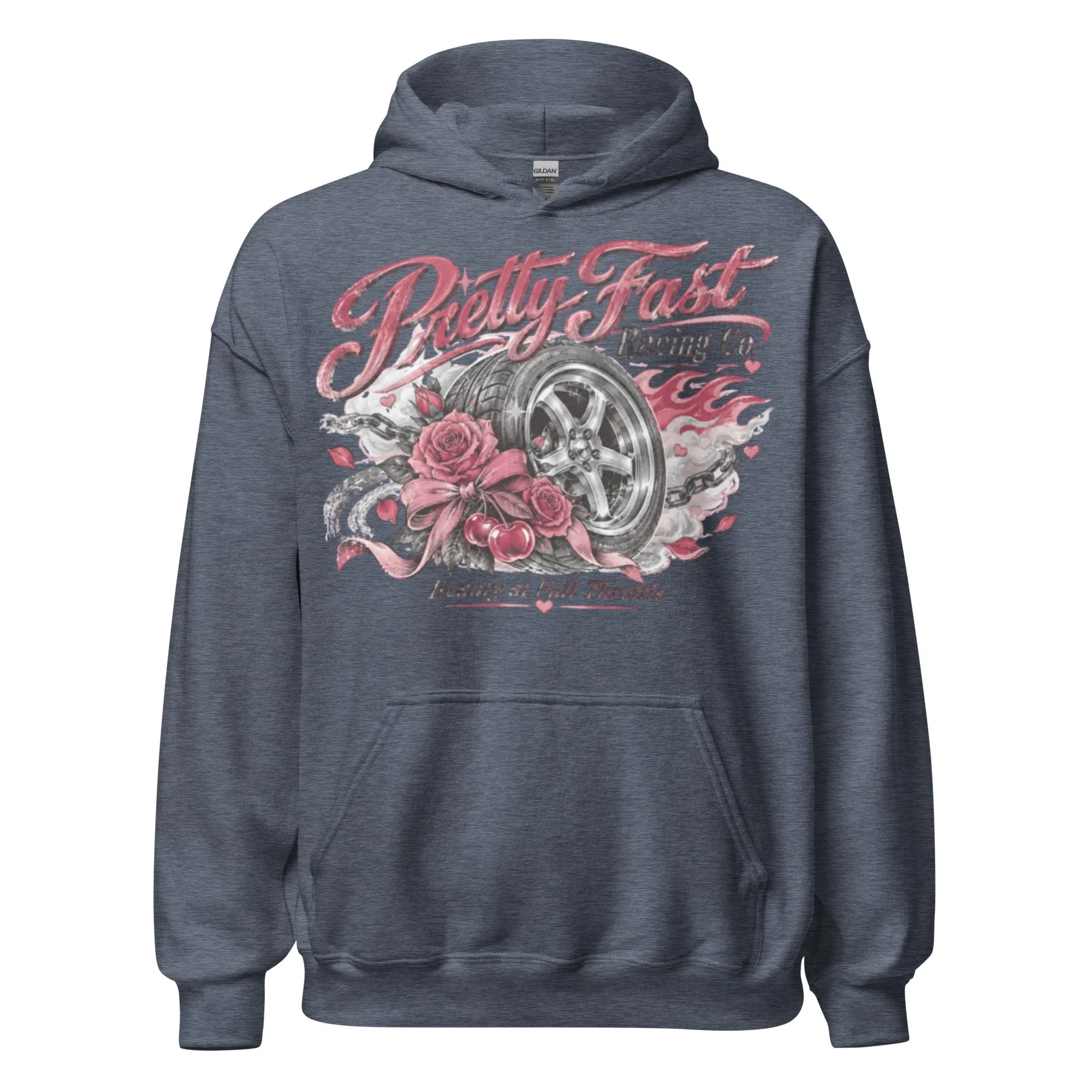 Ash gray graphic hoodie