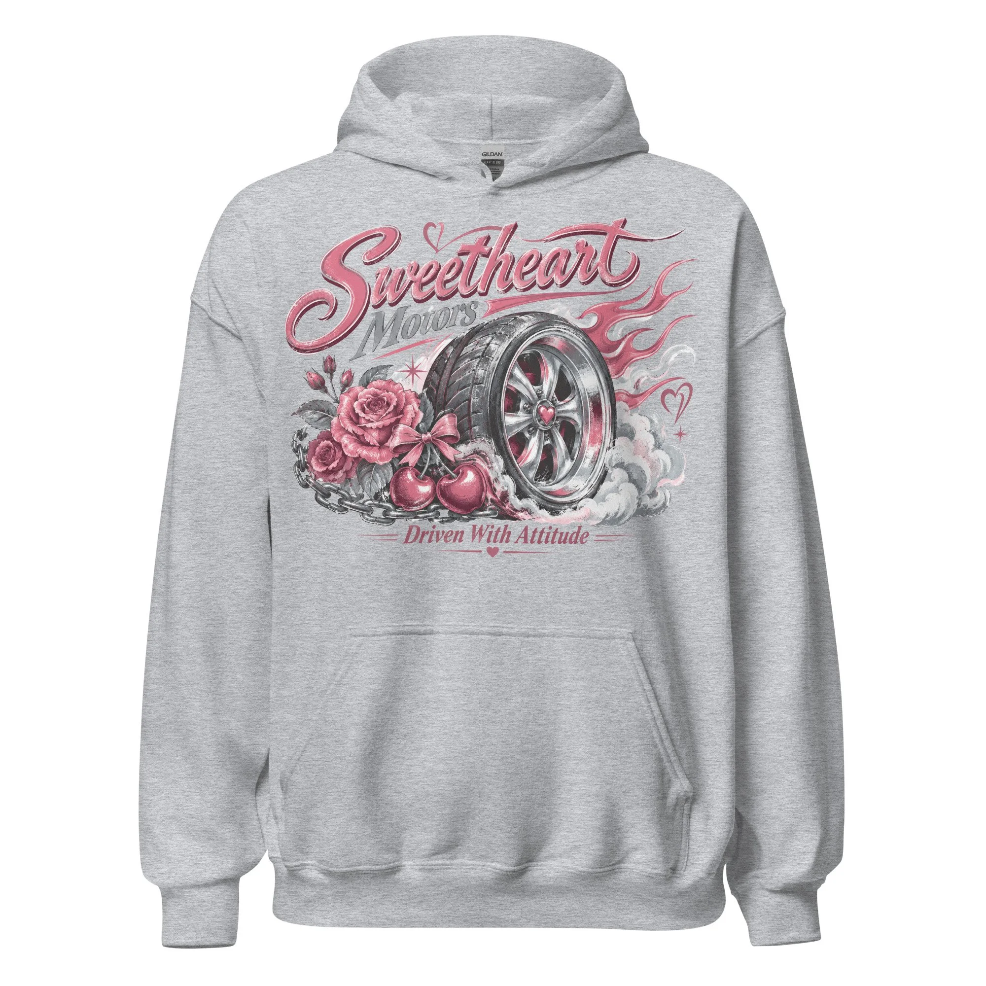 Car girl sweatshirt for women