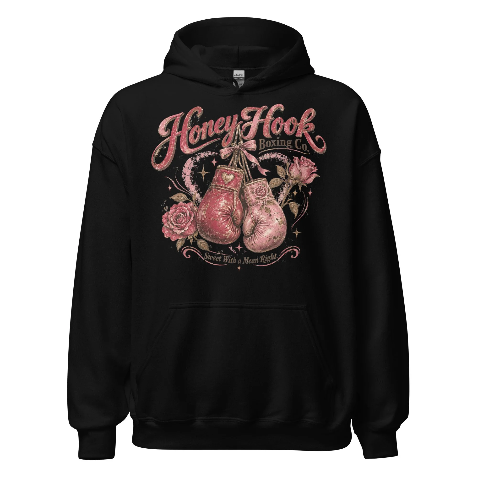 White boxing hoodie for women