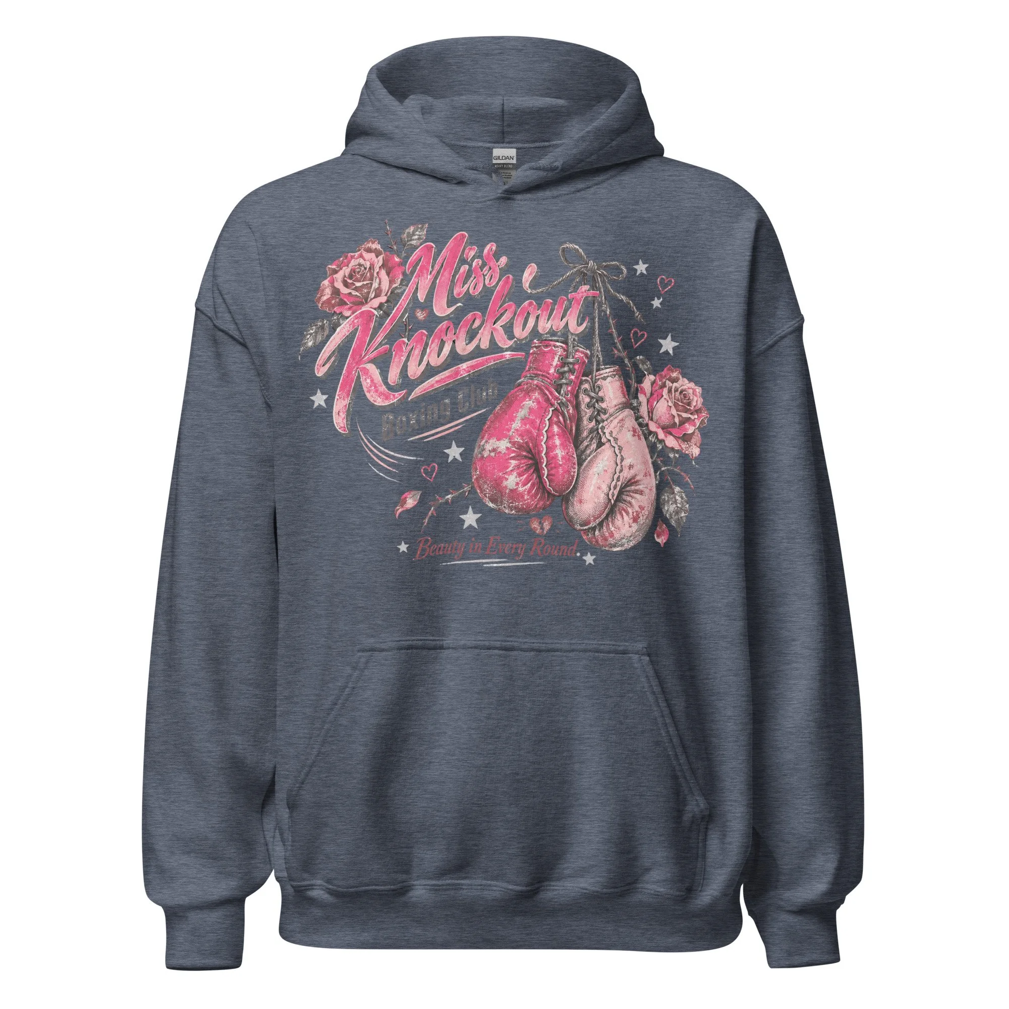Feminine boxing pullover hoodie