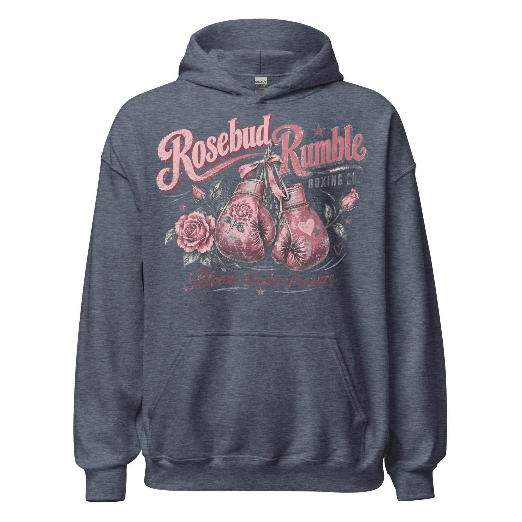 Floral boxing hoodie