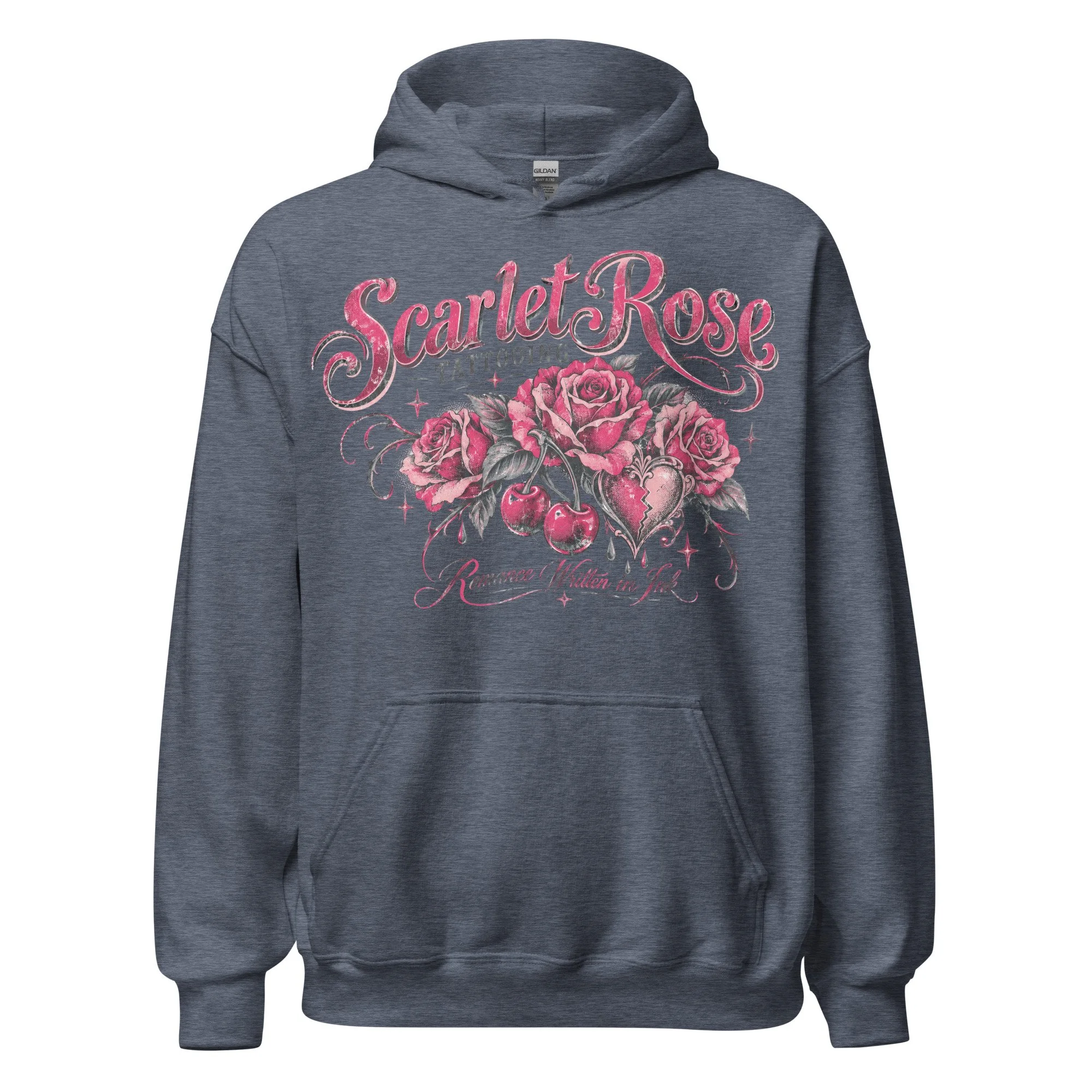 Women's cherry print hoodie