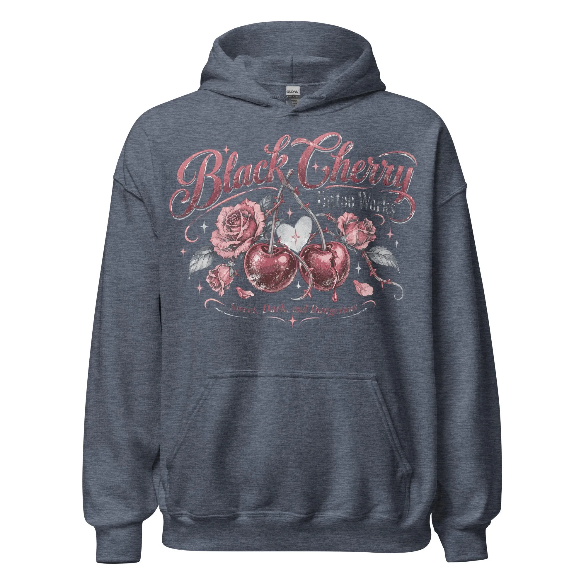 White graphic hoodie for women