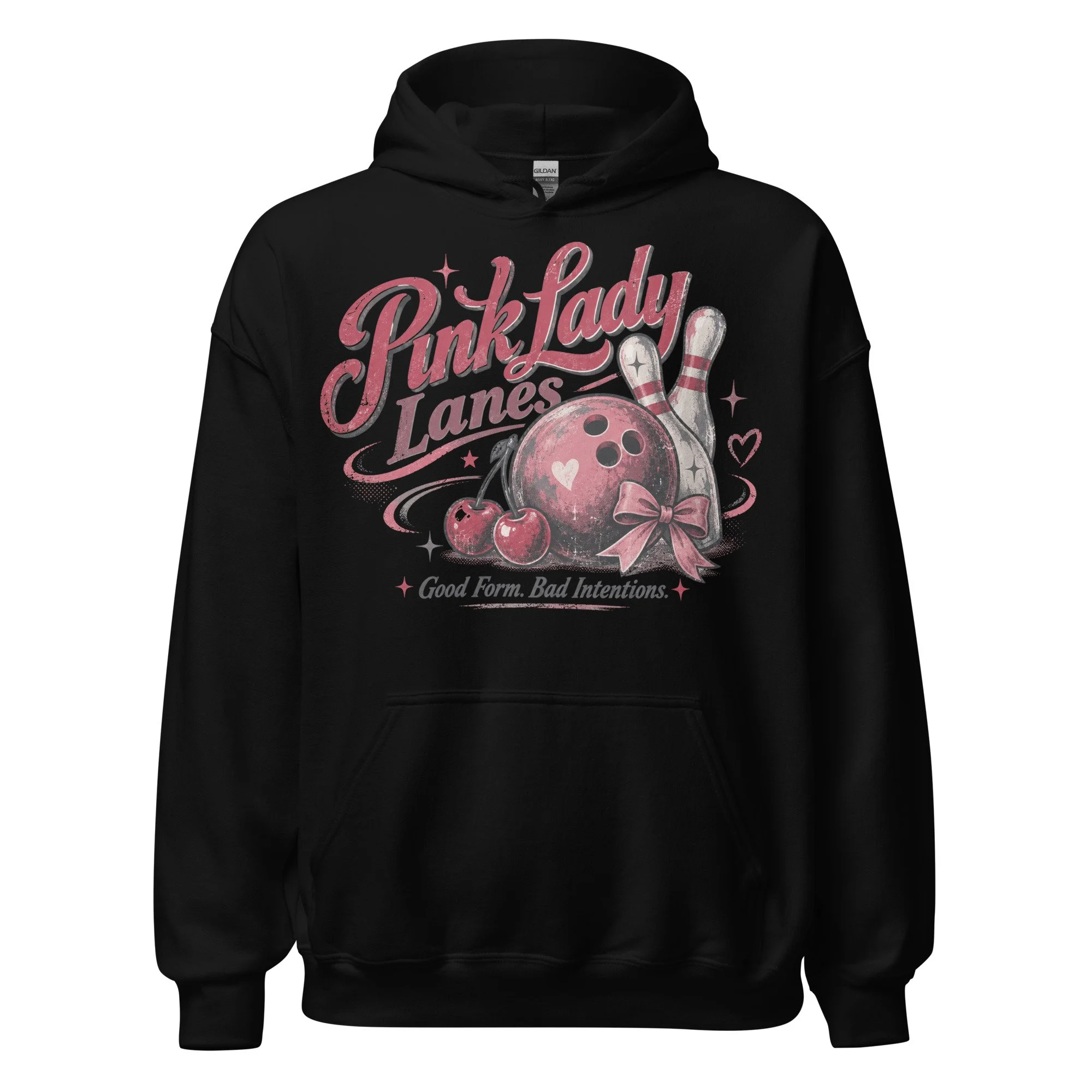 Pink Lady Lanes Hoodie